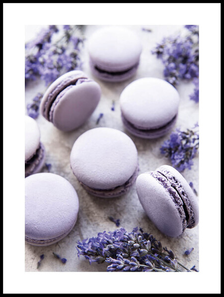 Lila Macarons - Poster - Lila