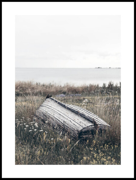 Vila På Land  - Poster - Grå