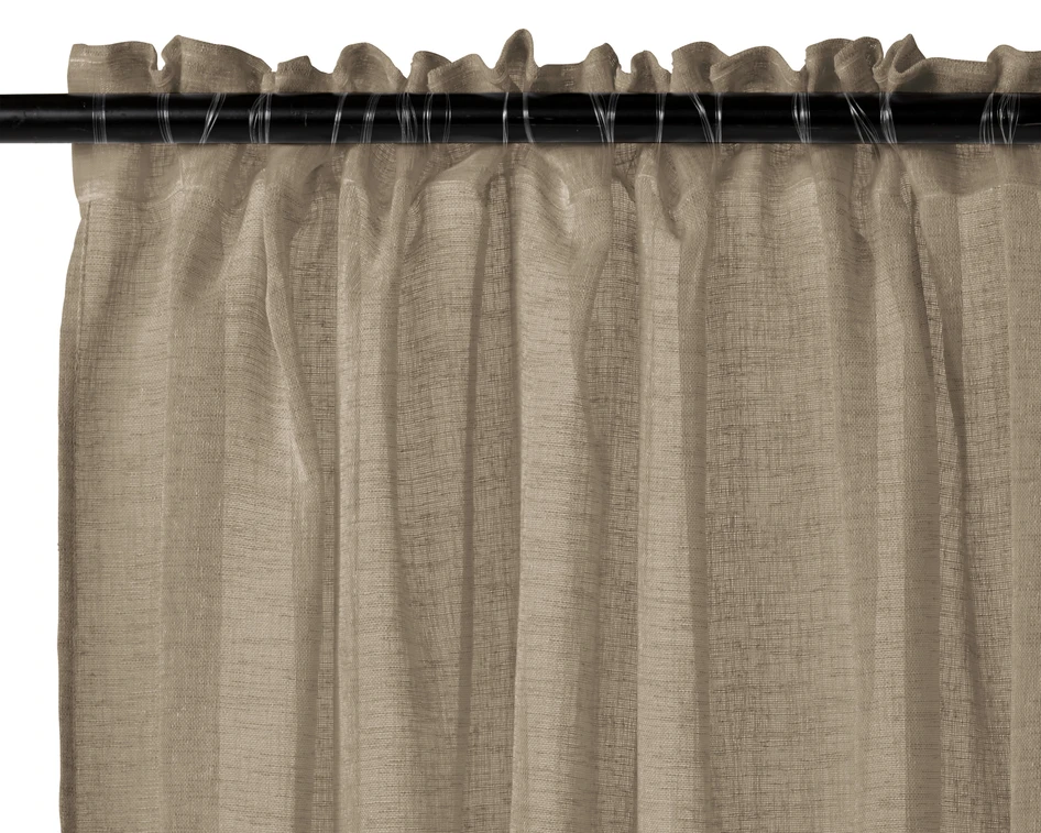 Sunnan - Gardinkappa, 250x50 cm - Beige
