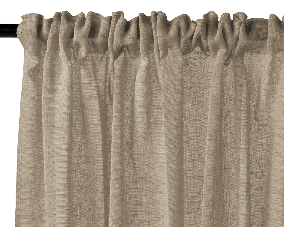 Sunnan - Gardinkappa, 250x50 cm - Beige