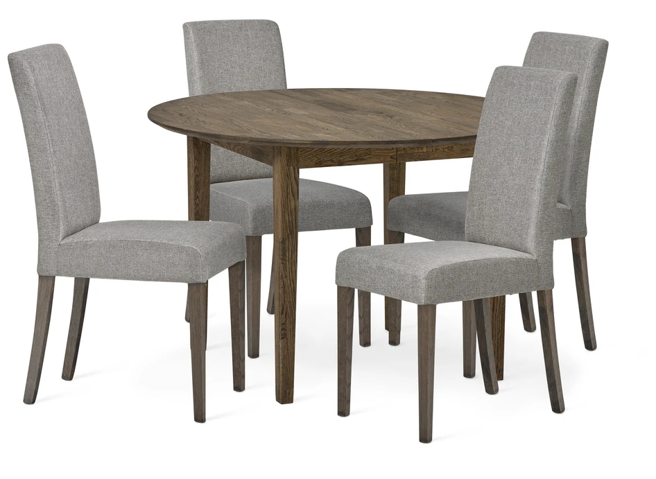 Ekerö - Matgrupp med 4 stolar Ekenäs - Brun