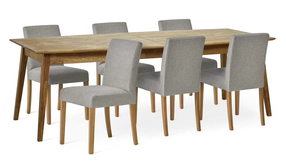 Ekerö - Matgrupp med 6 stolar Ekenäs - Beige