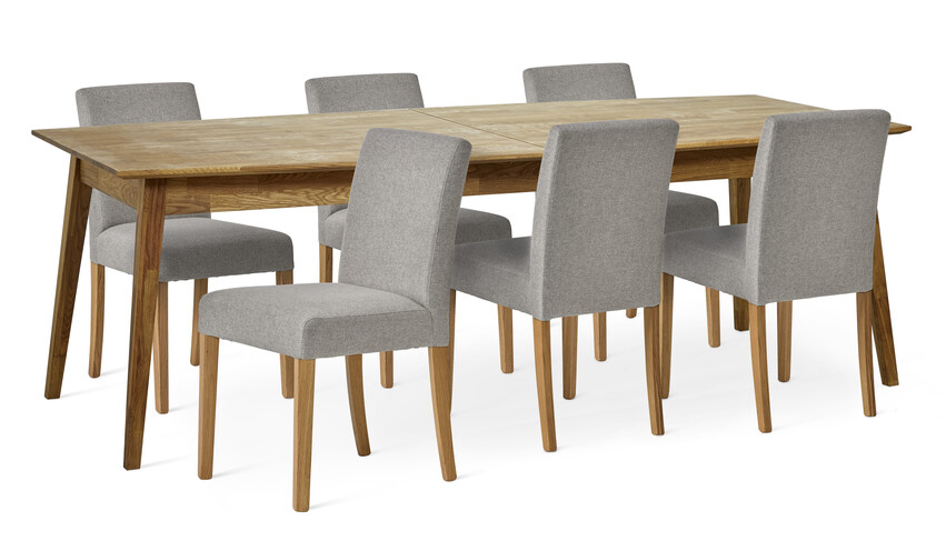 Ekerö - Matgrupp med 6 stolar Ekenäs - Beige