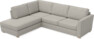 Friday - 2,5-sits soffa med divan vänster - Beige