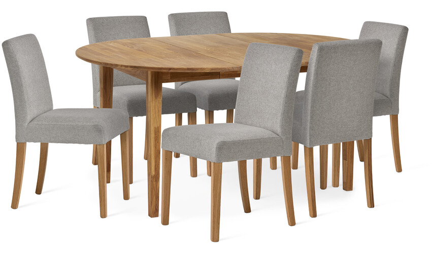 Ekerö - Matgrupp med 6 stolar Ekenäs - Beige