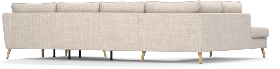 County - 3-sits soffa med divan vänster och schäslong höger - Beige
