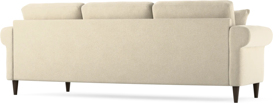 Eden - 3-sits soffa svängd - Beige
