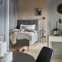 Milano - Kontinentalsäng, enkelsäng med bäddmadrass Lux - inspiration