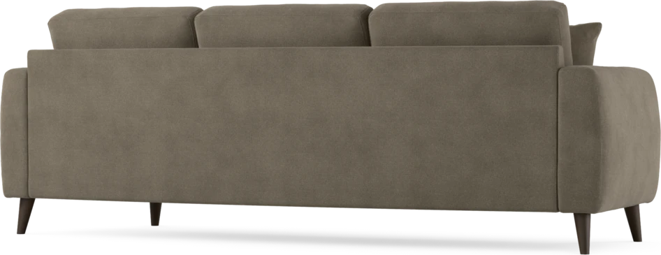 Eden - 3-sits soffa svängd - Beige