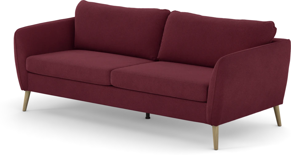 County - 2,5-sits soffa - Röd
