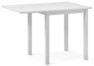Moa - Matbord, L 75-110 cm - Vit