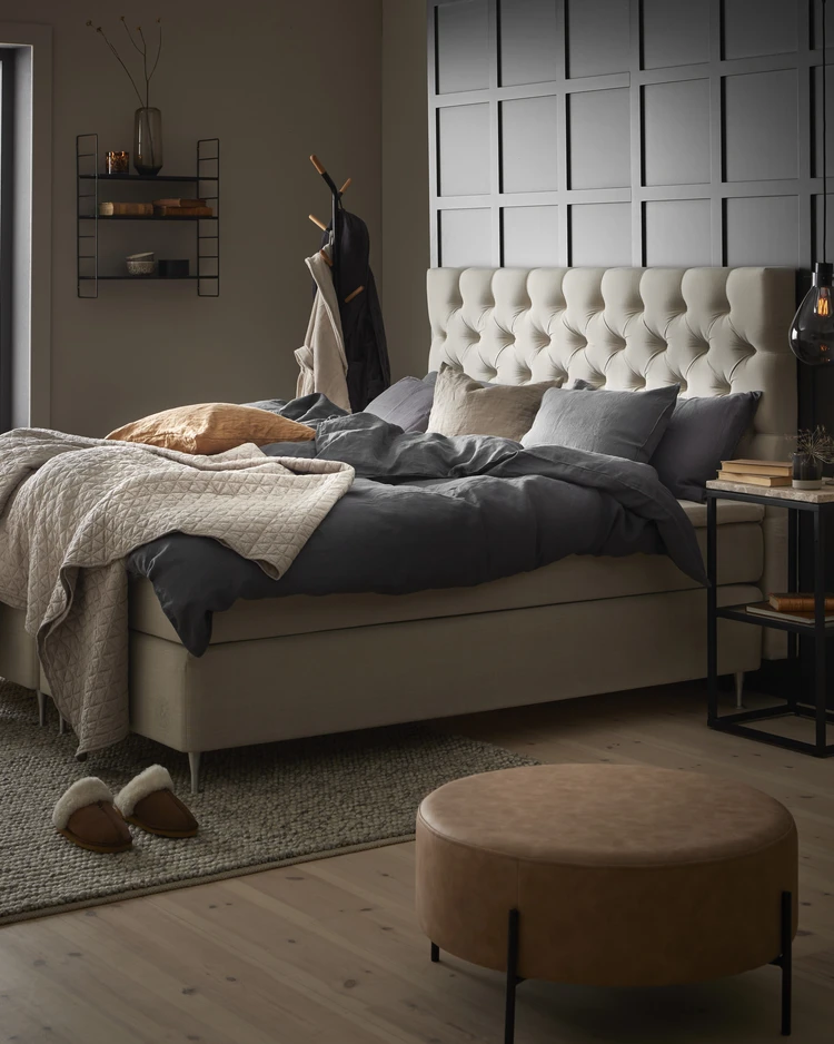 Cape Farewell - Kontinentalsäng, dubbelsäng med bäddmadrass och sängben - inspiration