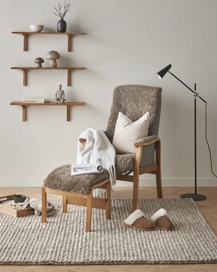 Rune - Fåtölj med fotpall - inspiration