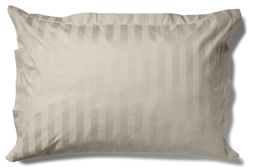 Kensington - Örngott till hotellkudde i bomullssatin, 70x100 cm - Beige