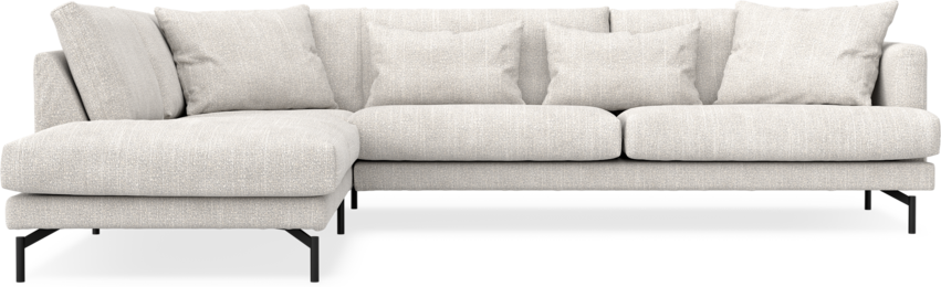 Harper - 3-sits soffa med divan vänster - Grå