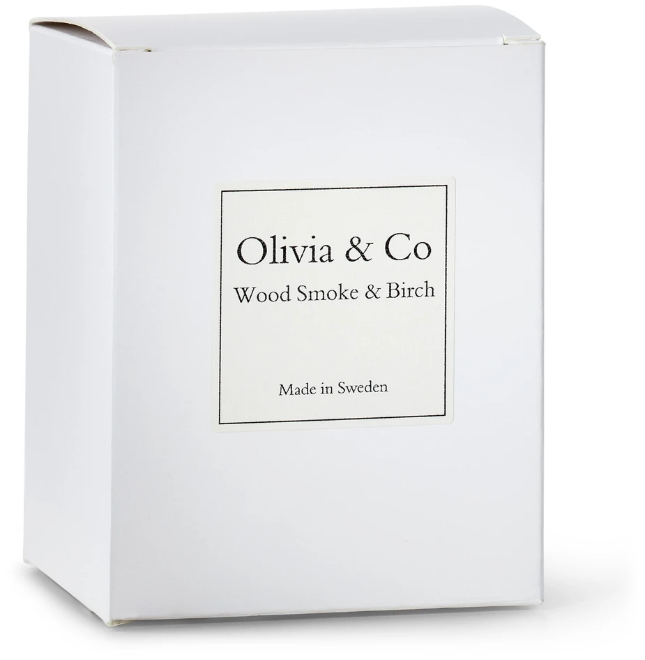 Olivia & Co - Doftljus, H 10 cm, brinntid 50 h - Vit