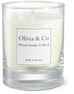 Olivia & Co - Doftljus, H 10 cm, brinntid 50 h - Vit