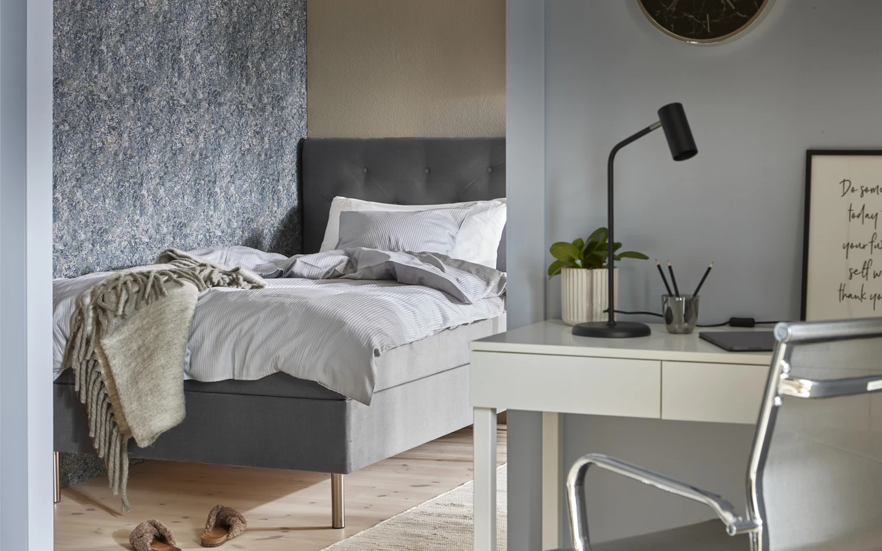 Milano - Kontinentalsäng, enkelsäng med bäddmadrass - inspiration