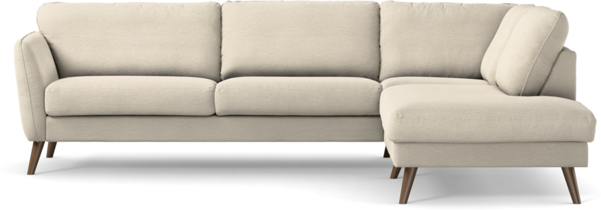 Bridge - 3-sits soffa med divan höger - Beige