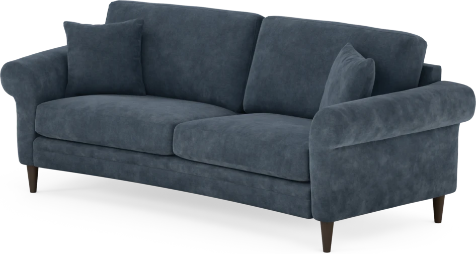 Eden - 2,5-sits soffa svängd - Blå