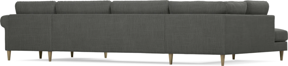 Bridge - 3-sits soffa med divan vänster och schäslong höger - Grå