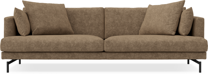 Harper - 4-sits soffa - Brun