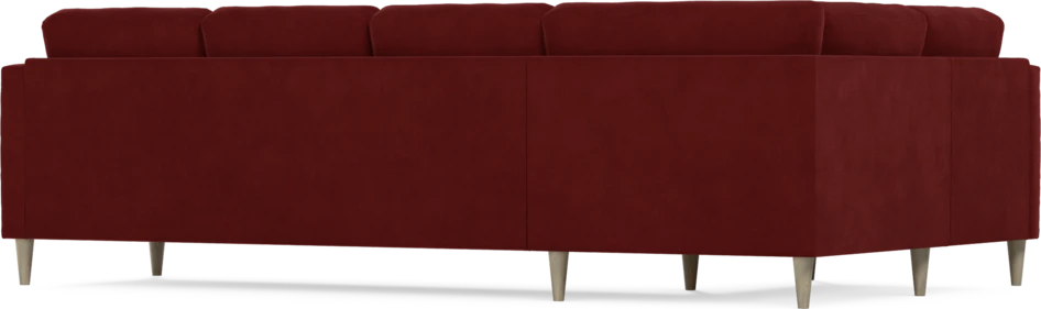 Eden - Hörnsoffa, 1+3-sits - Röd