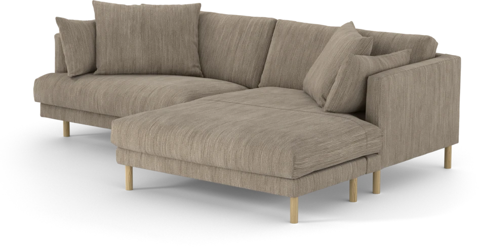 Harper - 4-sits med schäslong XL höger - Beige