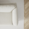 Madison Lux - 2-sits soffa med divan vänster och schäslong höger - Vit
