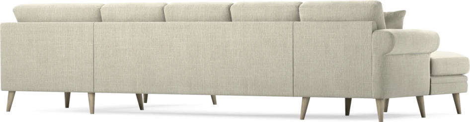 Eden - 3-sits soffa med schäslong vänster och divan höger - Beige