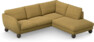 Madison - 2-sits soffa med divan höger - Gul