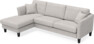 Eden - 2,5-sits soffa med schäslong - Grå