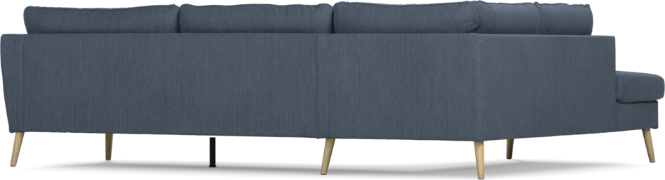 County - 2,5-sits soffa med divan vänster - Blå