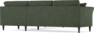Eden - Hörnsoffa, 2,5+2,5-sits - Grön