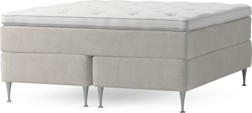 Delux Exclusive - Kontinentalsäng, dubbelsäng med bäddmadrass och sängben