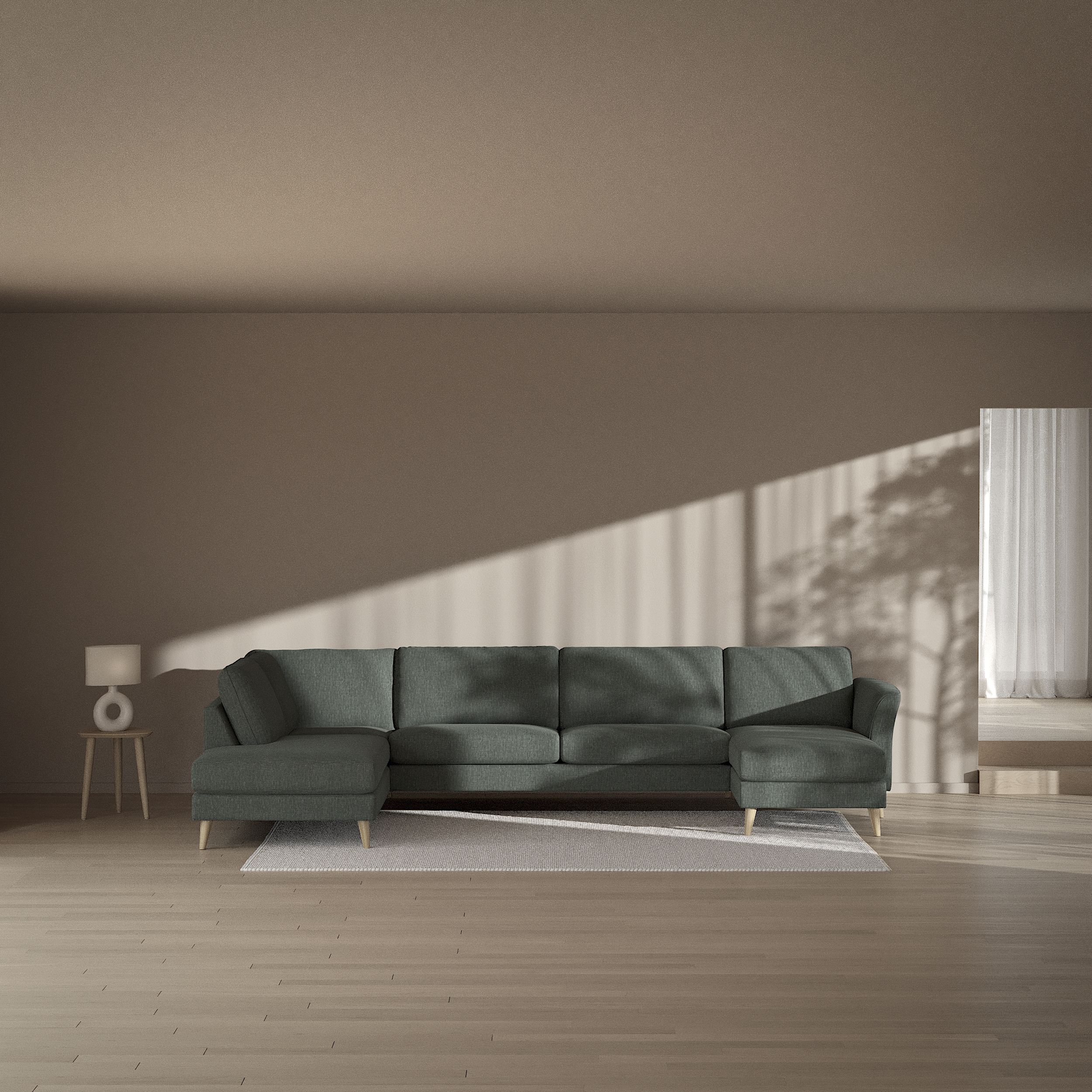 Bridge - 3-sits soffa med divan vänster och schäslong höger - inspiration