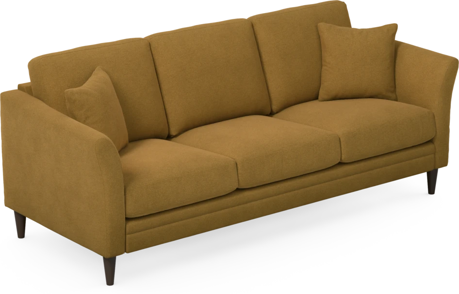 Eden - 3-sits soffa - Gul
