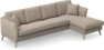 Eden - 3-sits soffa med schäslong - Beige