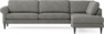 Bridge - 4-sits soffa med divan höger - Grå