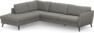 County - 2,5-sits soffa med divan vänster - Grå