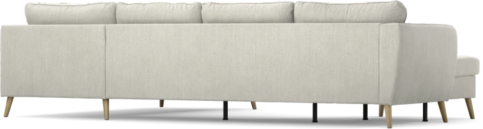 County - 3-sits soffa med schäslong vänster och divan höger - Grå