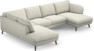 Madison Lux - 2-sits soffa med divan vänster och schäslong höger - Vit