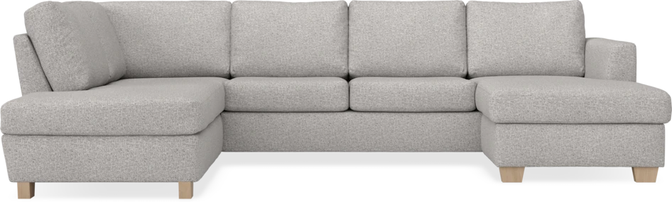 Friday - 3-sits soffa med divan vänster och schäslong höger - Vit