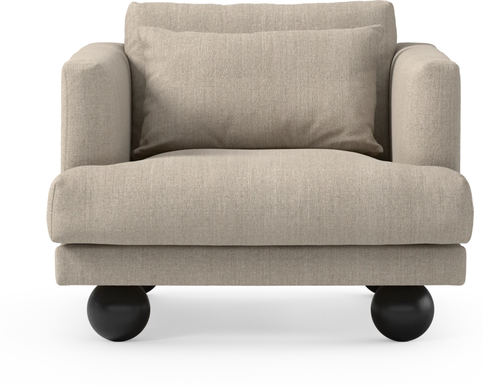 Harper - Fåtölj, 75 cm - Beige