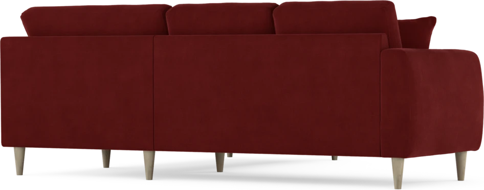 Eden - Hörnsoffa, 2+2-sits - Röd