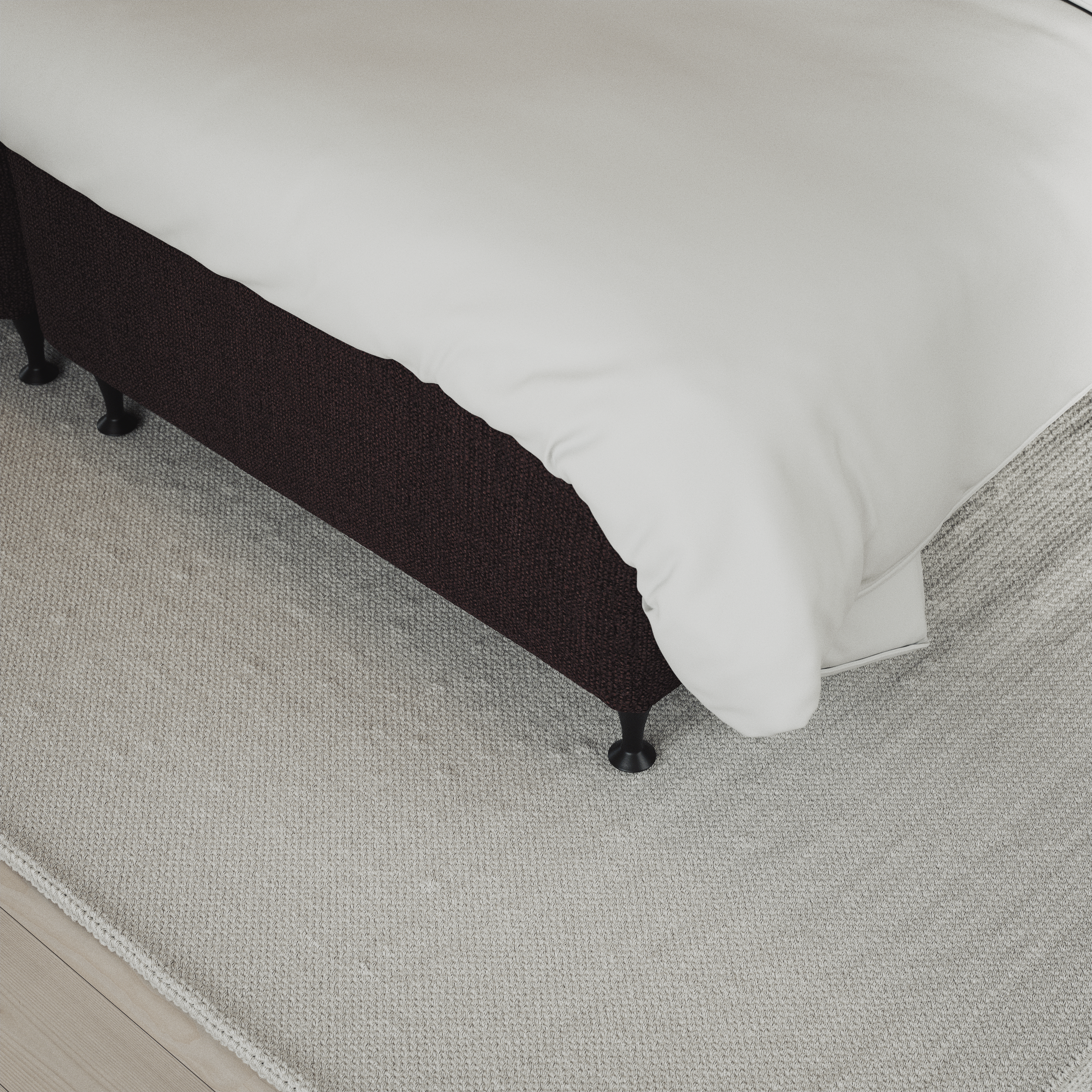 Delux Exclusive - Kontinentalsäng, enkelsäng 120 cm med bäddmadrass och sängben - inspiration
