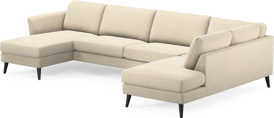 Bridge - 3-sits soffa med schäslong vänster och divan höger - Beige