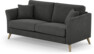 Eden - 2,5-sits soffa - Svart