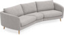 Madison - 3-sits soffa svängd, 90 cm - Beige