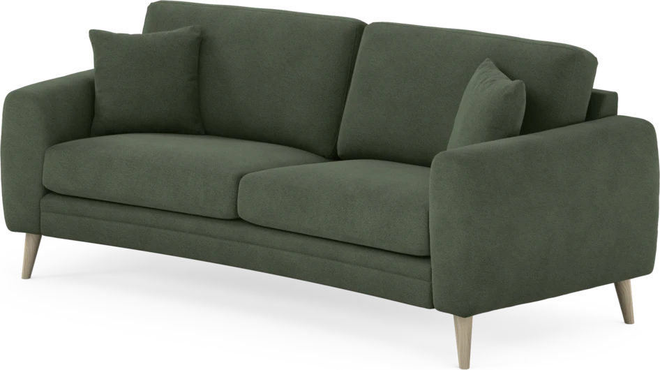 Eden - 2,5-sits soffa svängd - Grön